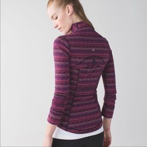 Lululemon Define Jacket Space Dye Twist Regal Plum Alarming Size 6